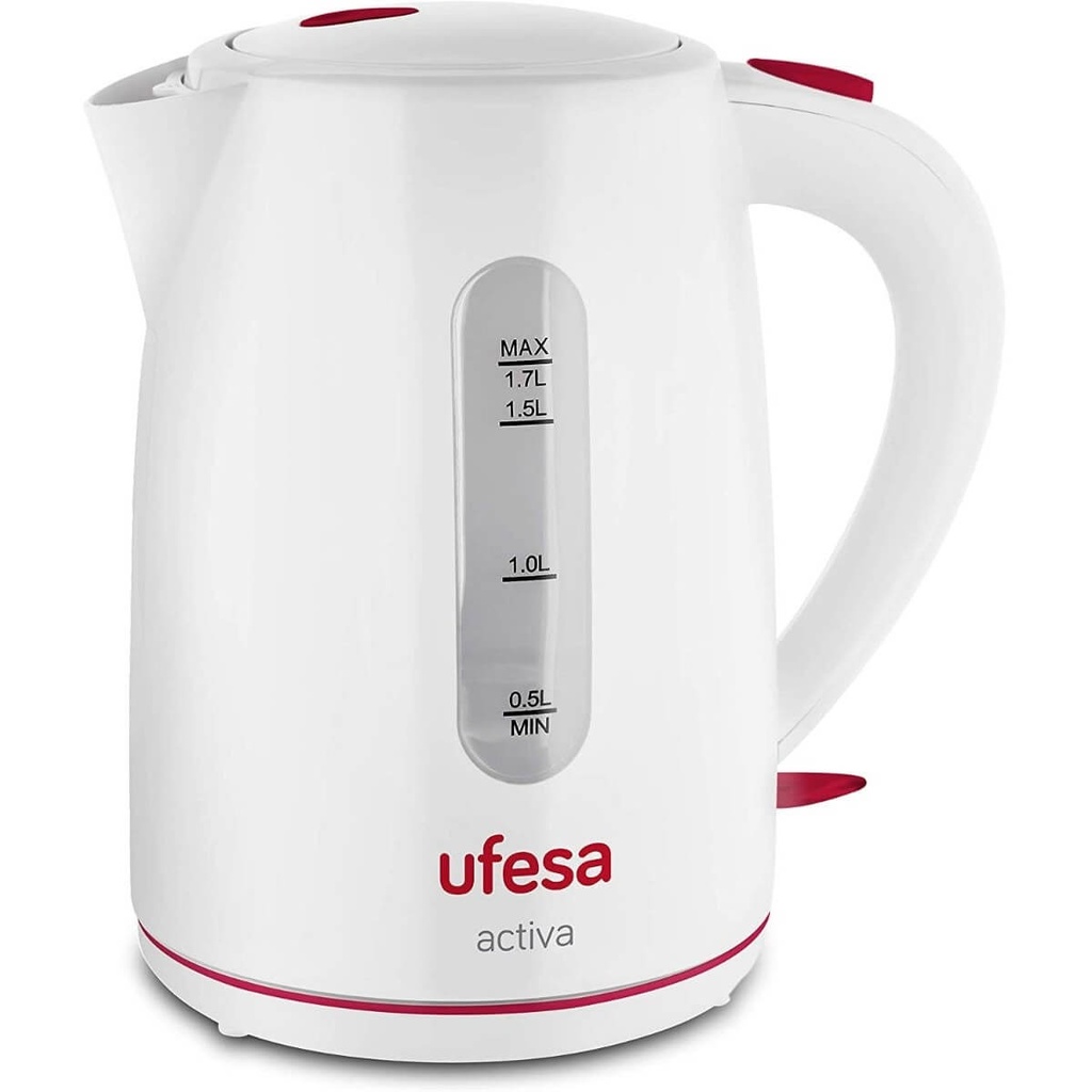 HERVIDOR DE AGUA UFESA 1,7 LTS. 2200W. PLASTICO P-HA7616