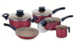 [I-1624] BATERIA DE COCINA 5 PZS. PARIS P-20599/760
